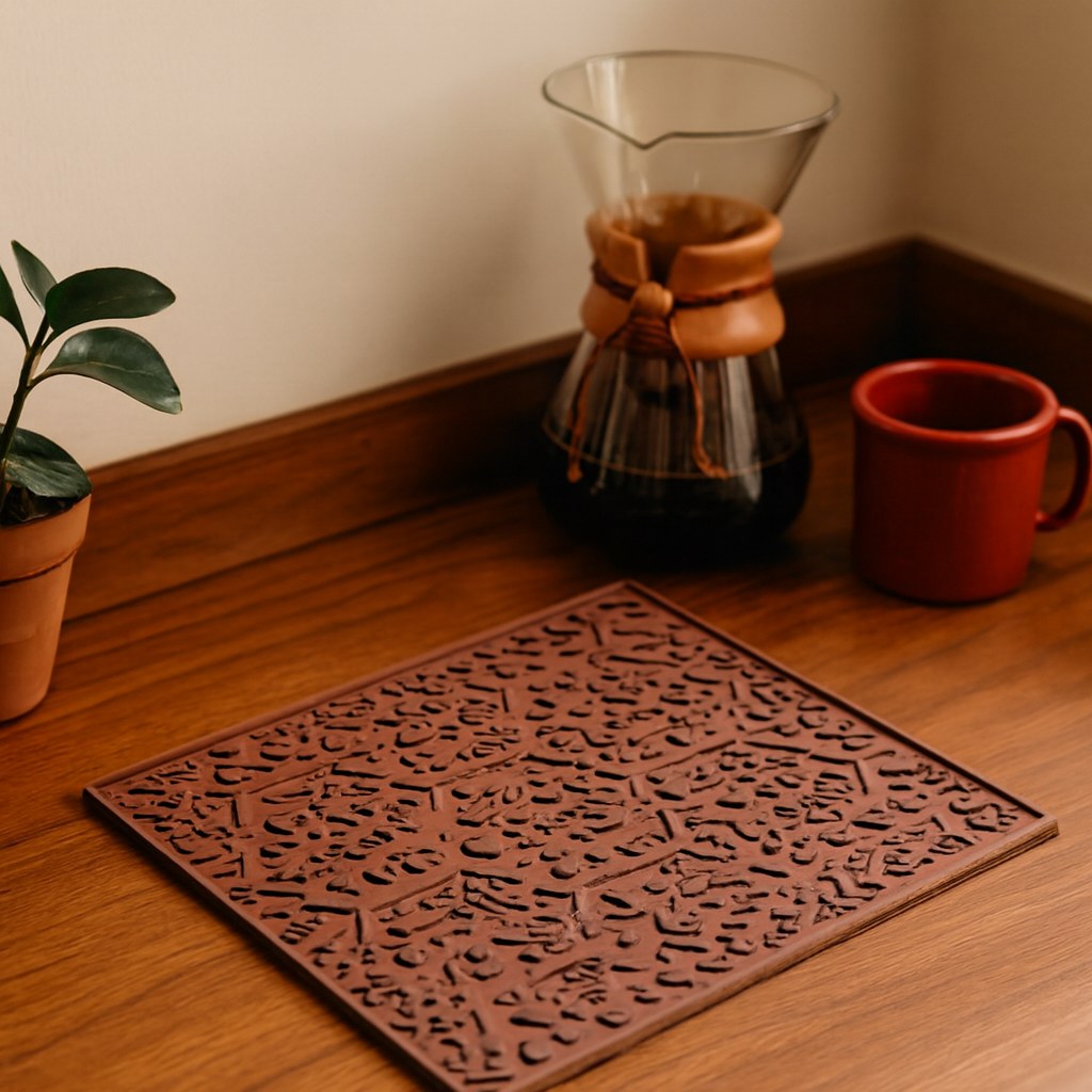 Tapete barista con diseño de granos · Modelo 3 78120