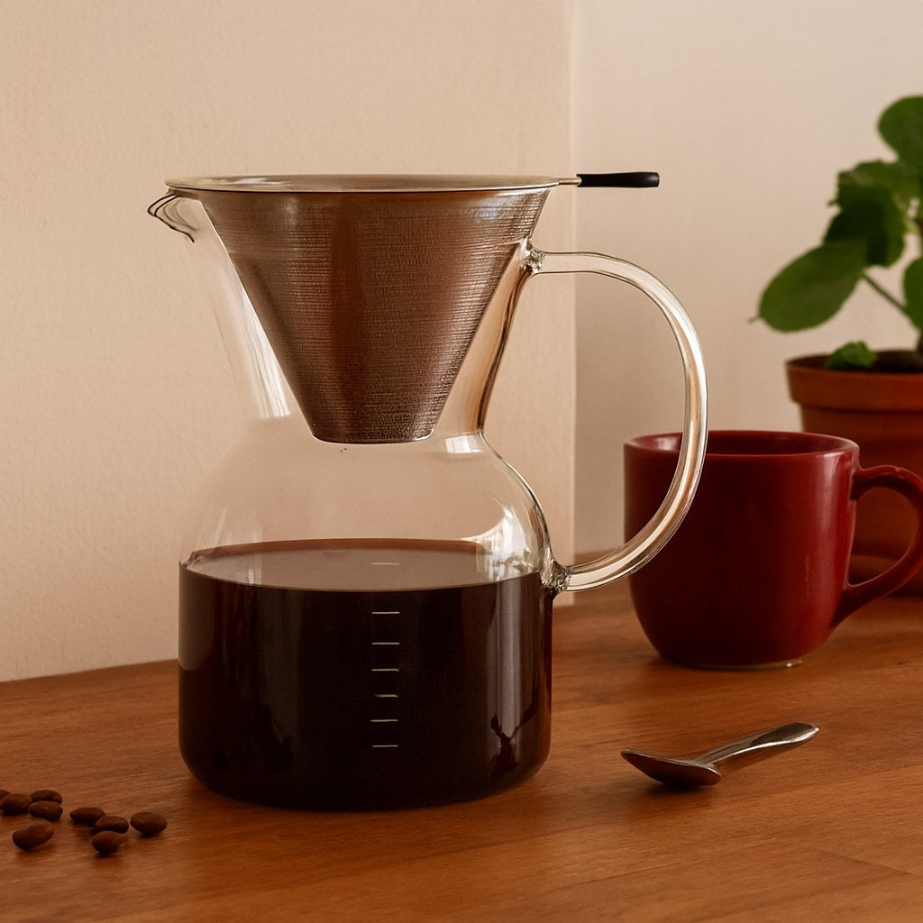 Cafetera con filtro de acero · Modelo 2 83141
